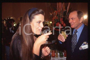 35mm vintage slide* 1997 ITALY Christiaan BARNARD cardiac surgeon and wife (13)
