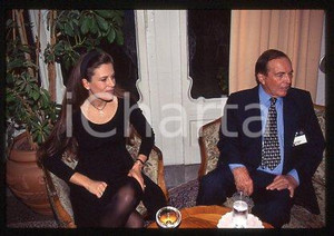 35mm vintage slide* 1997 ITALY Christiaan BARNARD cardiac surgeon and wife (22)