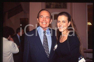 35mm vintage slide* 1997 ITALY Christiaan BARNARD cardiac surgeon and wife (35)