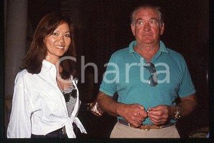 35mm vintage slide* 1999 ca ITALY Rod TAYLOR Australian actor and wife (22)