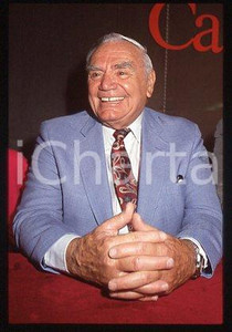 35mm vintage slide* 1999 ca ITALY Ernest BORGNINE American actor (39)
