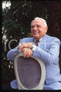 35mm vintage slide* 1999 ca ITALY Ernest BORGNINE American actor (50)