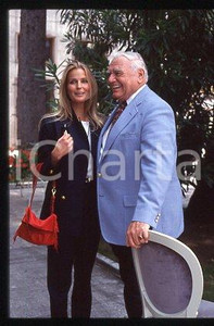 35mm vintage slide* 1999 ca ITALY Ernest BORGNINE and Bo DEREK (77)