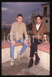 35mm vintage slide* 1996 ca VENICE Reuben PILLSBURY Christopher CHAPLIN (24)