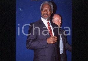 35mm vintage slide* 2000 ca UNITED NATIONS Kofi ANNAN Secretary of UN (2)