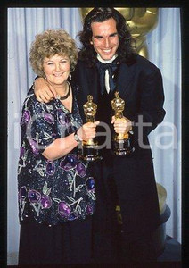 35mm vintage slide* 1990 62nd ACADEMY AWARDS Daniel DAY-LEWIS Brenda FRICKER(27)