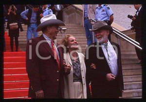 35mm vintage slide* 1995 CANNES Carroll BAKER, Ben JOHNSON, Harry CAREY JR (29)