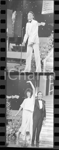 35mm LOTTO 2 NEGATIVI* 1985 SANREMO Pippo BAUDO Luis MIGUEL Gigliola CINQUETTI