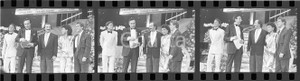 35mm LOTTO 3 NEGATIVI * 1985 SANREMO Pippo BAUDO Luis MIGUEL RICCHI E POVERI (2) Fotografie realizzate sul palco dell'Ariston presente anche Luis Miguel.Negativo originale in bianco e nero (su pellicola), in formato 35mm CONDIZIONI:  GOODE' severamente vietata la riproduzione. Tutti i diritti sono riservati. ICharta mette in vendita, sul negozio eBay e in esclusiva sul sito "icharta" il proprio archivio composto da numerose diapositive e negativi fotografici d'epoca, tutti originali e autentici, che attraversano la storia del costume italiano tra gli la fine degli anni Sessanta e Novanta.Si tratta di uno sguardo inedito sull'attualit&agrave;, la politica, la vita quotidiana, il gossip e la cultura, che fotografa il cambiamento della nazione in quest'ultimo scorcio del XX secolo. Un'occasione unica per il mercato del collezionismo, che vede finalmente disponibile un archivio eccezionale per vastit&agrave;, tematiche e condizioni, in un settore (il negativo fotografico e la diapositiva) di assoluta novit&agrave; e dalle interessanti prospettive di investimento.  originale e autentica 1