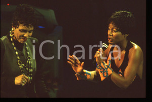 Fotografia d epoca originale 35mm vintage slide 1994 Festival SANREMO Amii STEWART D.D. BRIDGEWATER  Why 4 1