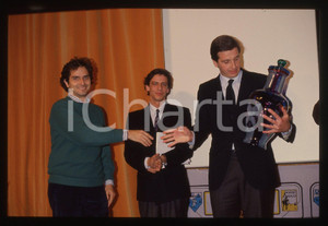 Fotografia d epoca originale 35mm vintage slide 1987 UOMO AVVENTURA Nelson PIQUET  Premiazione 3 1