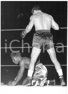 1955 MILANO Vigorelli - PUGILATO Duilio LOI contro Boswell ST LOUIS *Foto 13x18