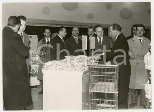 1957 MILANO Inaugurazione magazzino "Supermarket" self service *Foto 18x13 cm