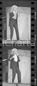 35mm LOTTO 2 NEGATIVI * 1984 FESTIVAL SANREMO Bonnie TYLER sul palcoscenico (4)