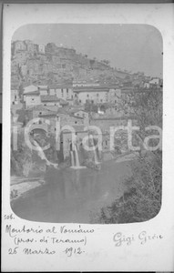 1912 MONTORIO AL VOMANO (TE) Veduta generale * Fotocartolina