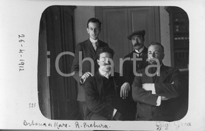 1912 ORTONA Funzionari della Regia Pretura * Fotocartolina *Rarissima