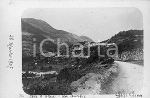 1907 Côte d'Azur veduta de LA TURBIE *Fotocartolina