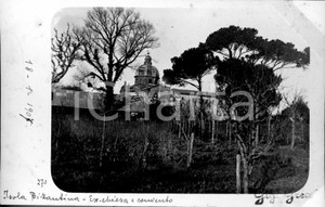 1907 LAGO DI BOLSENA - ISOLA BISENTINA Ex Chiesa e Convento *Fotocartolina