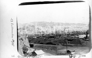 1906 GENOVA Scorcio animato del porto  *Fotocartolina