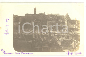1907 ROMA Veduta del Foro Romano - Fotocartolina 