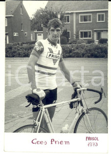 1973 OLANDA CICLISMO Ritratto di Cees PRIEM corridore per la FRISOL *Foto 9x12