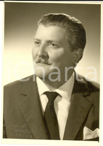 Fotografia d epoca originale 1960 ca LIRICA Ritratto di Luigi MOROSINI maestro suggeritore  Foto LOCCHI 1