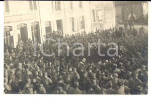 1910 ca FRANCE Concerto banda musicale militare - Folla in piazza - Foto