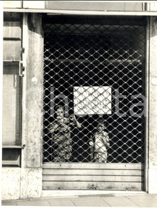 1968 MILANO Occupazione di case - Protesta contro le baracche *Foto 20x30