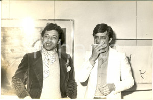 1970 ca COSTUME ITALIA Attore Giancarlo GIANNINI a un evento (7) Foto 30x20 cm