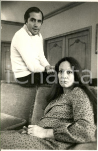 1970 ca COSTUME Carlo GIUFFRE' con la moglie Lidia PANICALI (1) Foto 20x30 cm