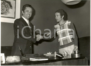1972 CALCIO MILAN Federico SORDILLO incontra Luciano CHIARUGI - Foto 24x18 cm 