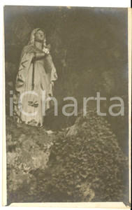 Fotografia d epoca originale 1918 ANACAPRI Veduta con grotta della Madonnina  Foto cartolina VINTAGE 1