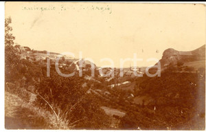 1916 CANTAGALLO Veduta panoramica della vallata - Foto cartolina RARA