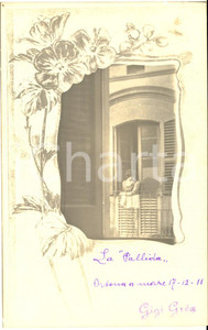 1911 ORTONA Ritratto di cameriera alla finestra - "La pallida" - Foto ARTISTICA