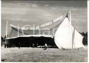 1964 RADLETT (UK) FRANKENSTEIN & HANDLEY PAGE - Air portable hangar *Photo 18x13