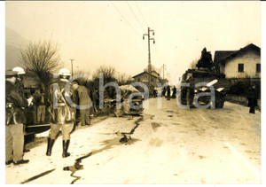 1960 CHIUSA DI SAN MICHELE (TO) Incidente mortale - I soccorsi - Foto 18x13 cm
