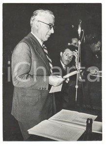 Fotografia d epoca originale 1954 ROMA  CASO MONTESI Prof. Domenico MACAGGI autore della superperizia Foto 1