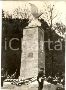 1954 PARIS Monument Ã  l'ArmÃ©e PATTON Ã©lÃ©vÃ© au LUXEMBOURG *Photo 13x18 cm Fotografia d'epoca con didascalia coeva.  CONDIZIONI: FAIR (piegatura angolare; lieve sovraimpressione)FORMATO: 13x18 cm      originale e autentica 1