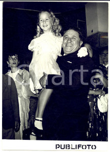 1954 ROMA  "La corda d'acciaio" Attrice bambina Brigitte FOSSEY alla prima *Foto