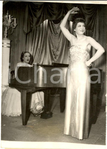 Fotografia d epoca originale 1955 CINEMA Film Mademoiselle de Paris Jacqueline FRANCOIS GisÃ¨le PASCAL Photo 1