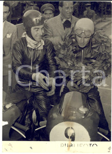 1954 MOTOCICLISMO OSPEDALETTI Vincitore Carlo UBBIALI e Angelo COPETA 125 cc.