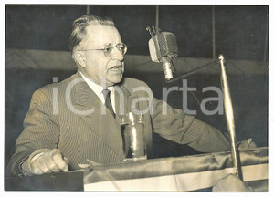 1956 ROMA Congresso PCI Palmiro TOGLIATTI durante il suo intervento *Foto 18x13