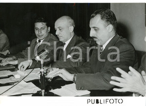 1953 NAPOLI IV Congresso ACLI - Amintore FANFANI al tavolo degli oratori *Foto