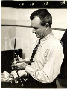 1960 SANREMO Festival del Jazz - Jimmy GIUFFRE' prepara il leggio *Foto