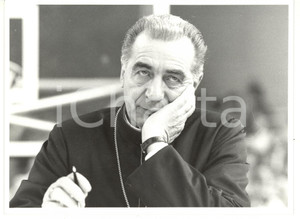 1990 ca ROMA Ritratto di mons. Antonio RIBOLDI - Foto 24x18 cm
