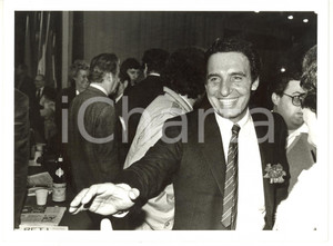 1990 ca MILANO Ritratto del sindaco Paolo PILLITTERI *Fotografia 24x18