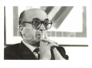 Fotografia d epoca originale 1990 ca MILANO  DC Ritratto di Ciriaco DE MITA Foto VINTAGE 24x18 cm 1