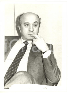 Fotografia d epoca originale 1990 ca MILANO  DC Ritratto di Ciriaco DE MITA Fotografia VINTAGE 18x24 cm 1
