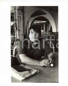 Fotografia d epoca originale 1990 ca CINEMA Ritratto del regista Silvano AGOSTI Foto 20x25 cm 1