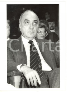 1990 ca ROMA - DC Ritratto di Antonio GAVA *Fotografia VINTAGE 18x24 cm